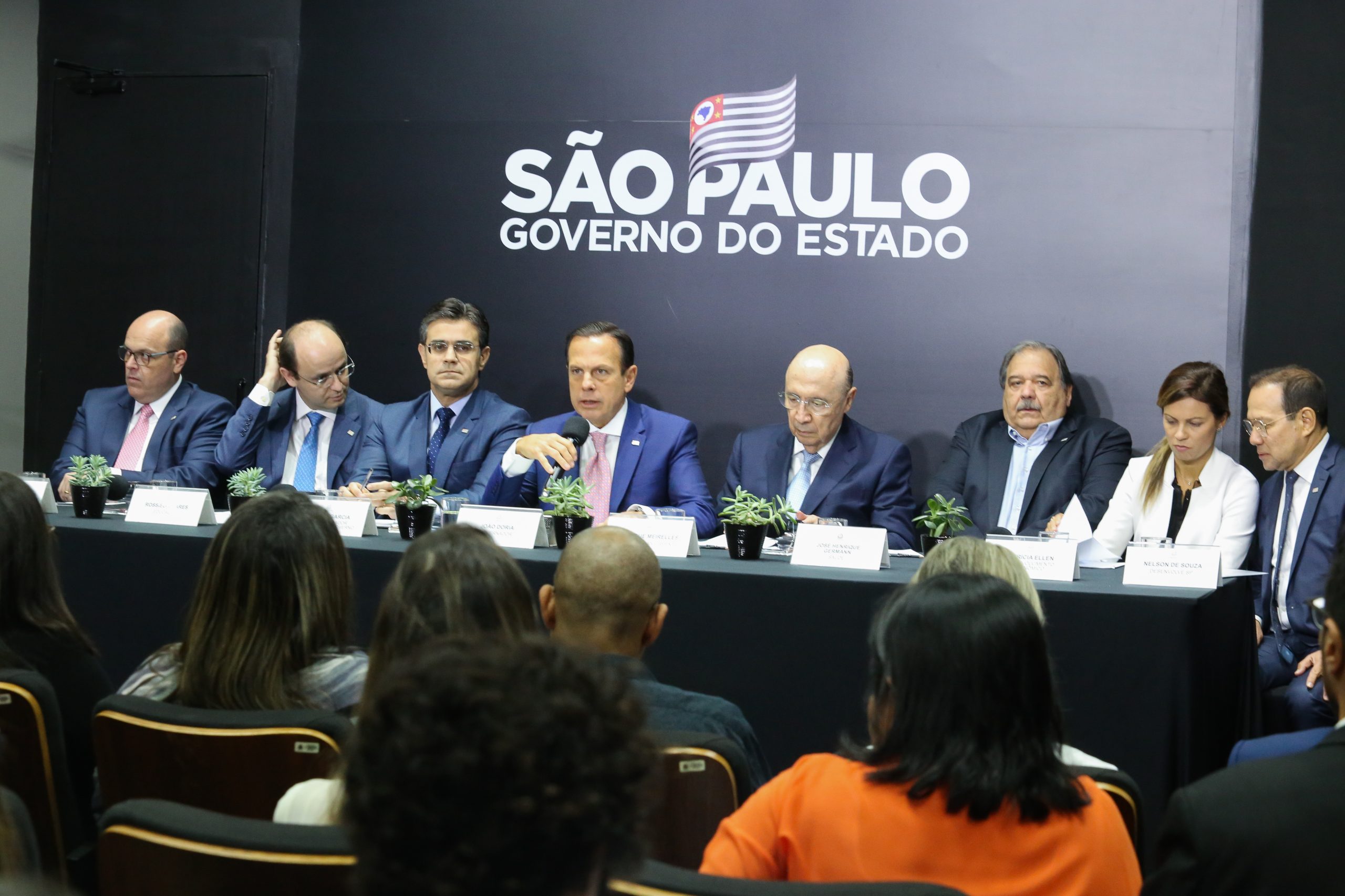 Coletiva para divulgação das medidas com a comissão de monitoramento dos impactos econômicos do coronavírus (Divulgação: Governo do Estado de São Paulo)